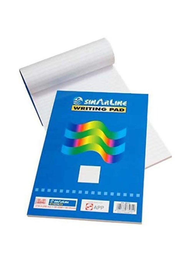 SINARLINE - Glue-Bound Writing Pads - 80 Sheets - A5 Size - Pack of 10 - Image 1
